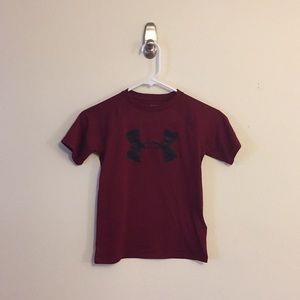 Burgundy Under Armour Tee